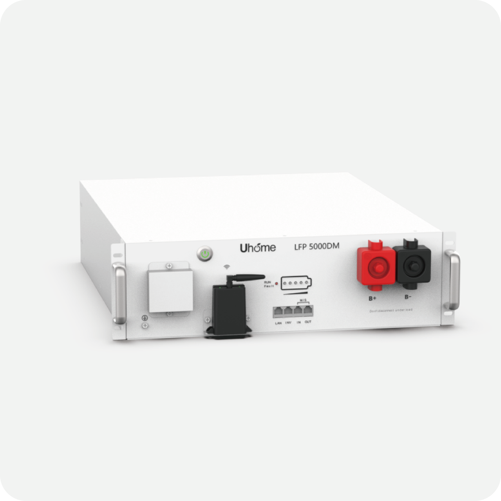 [Uhome LFP 5000DM] Акумулятор для зберігання енергії низької напруги - 5.1 кВт·год - Uhome LFP 5000DM (Однофазний)