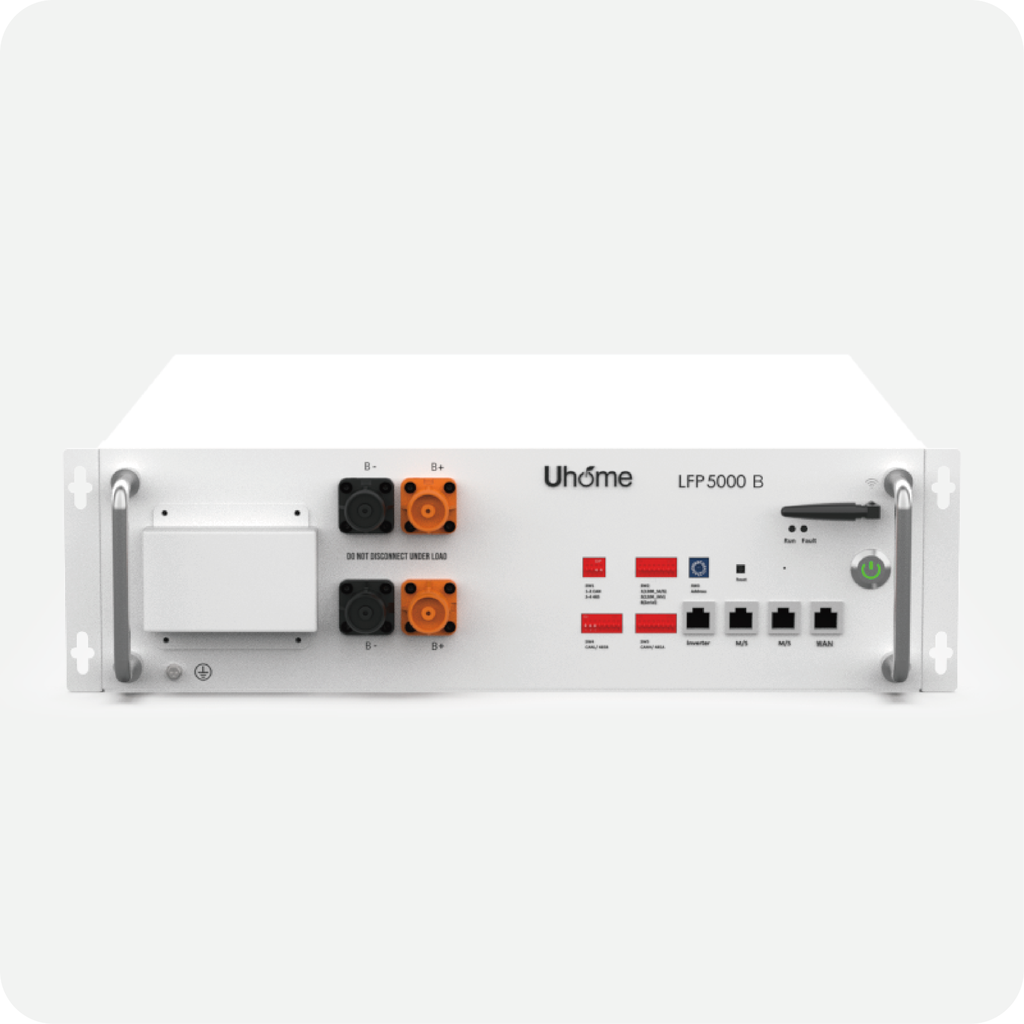 [Uhome LFP 5000B] Акумулятор для зберігання енергії низької напруги - 5.1 кВт·год - Uhome LFP 5000B (Однофазний)